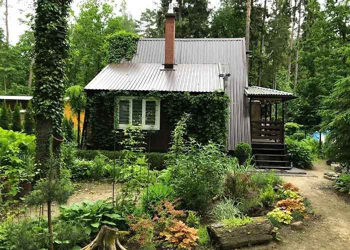 Letnisko Symsar 6, Drewniany Domek Letniskowy Z Ogrodem